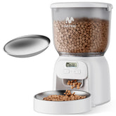 IMIPAW PET Automatic Cat Feeder front view with 4L capacity for predictable meal times.