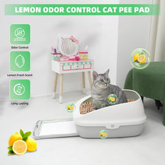 IMMCUTE lemon-scent pads demonstrate fresh odor control in room