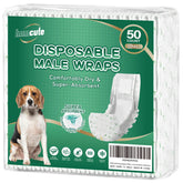 IMMCUTE dog diapers small wrap ultra-thin breathable for comfort during warm days