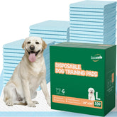 IMMCUTE pee pad 100-pack pack shot showing value for multi-pet homes