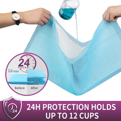 IMMCUTE XXL pad close-up demonstrates quick-dry gel action.