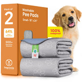 IMPROVIA reusable puppy pad Waterproof shows leakproof protection during training sessions.