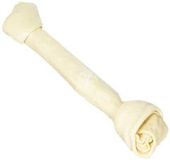 IMS Trading knotted rawhide bone 15-16 inch 2-pack offers a long-lasting chew.