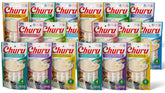 INABA Churu cat treats tubes packaging showcasing grab-and-go hydration-friendly snack.