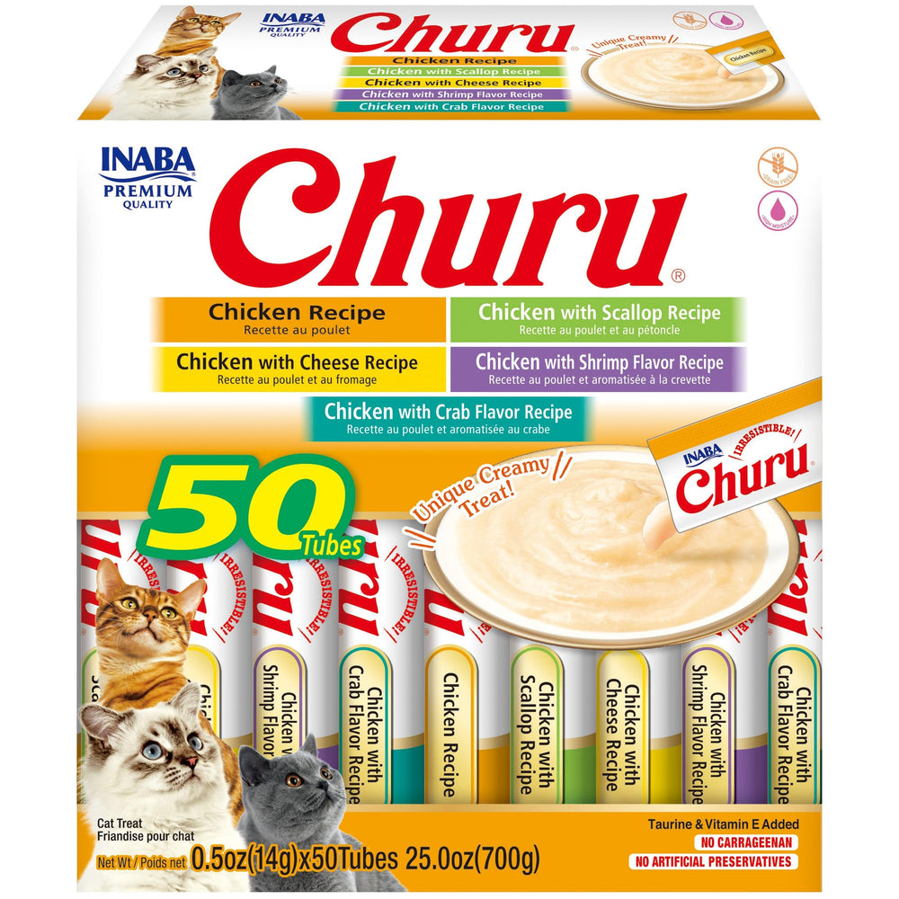 INABA Churu chicken tubes for hand-feeding and hydration