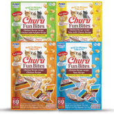 INABA Churu Fun Bites tetra-pack front — convenient single-serve portions for easy snacking