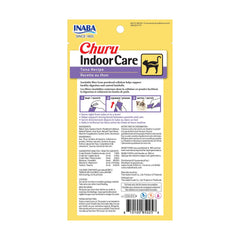 INABA Churu hairball-control fiber view indicates insoluble fiber for digestion support