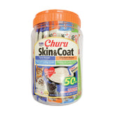 INABA Churu lickable puree tubes pack offering hydration and flavor variety.