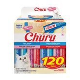 INABA Churu tuna tube front – creamy, hydrating treat with Vitamin E for immunity support.