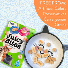 INABA Juicy Bites two shapes and flavors in a pack