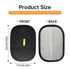 INABULETWO glove on sofa demonstrates lint-free results on furniture