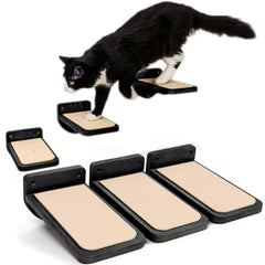 INICIO Cat Wall Stairs assembly fixtures enable quick wall mounting.