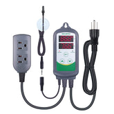 Inkbird ITC-308S dual display windows for precise temperature monitoring.