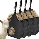 INKNOTE hay bag hanging feeder packside view supports organized feeding for multiple animals