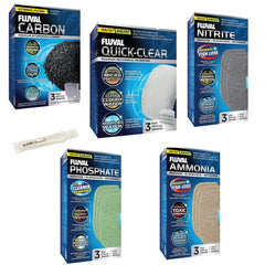 Inland Seas Fluval maintenance kit bundle showing six items for crystal-clear aquarium water.