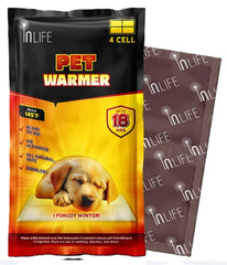 InLife Super Warmer for Pets opened and ready to shake to activate heat.