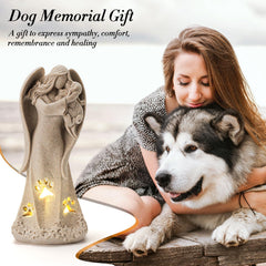 INLOMEM hand-sculpted dog memorial statue showcases craftsmanship and care.
