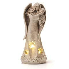 INLOMEM memorial dog gift candle holder glows softly for remembrance.