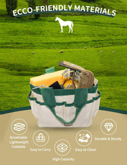 inoreal professional horse grooming kit curry comb close-up for gentle mane and coat grooming