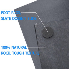 INOSCIND extra-large-slate platform helps maintain warmth under a heat lamp.