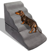 INRLKIT dog stairs detachable 2-in-1 design facilitates easy access to high beds