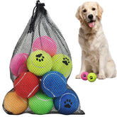 INSUM bulk tennis balls for dogs multicolor pack ideal for fetch and backyard training.