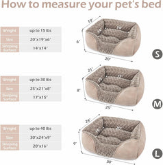 INVENHO dog bed anti-slip bottom keeps the bed in place during play.