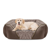 INVENHO large dog bed front view showing stable sleep support