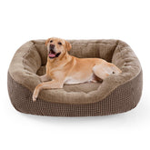 INVENHO large dog bed with raised sides for secure lounging