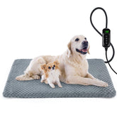 INVENHO Pet Heating Pad front view with adjustable warmth for dogs and cats