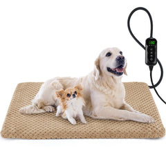 INVENHO pet heating pad main view shows cozy warmth for cats and dogs