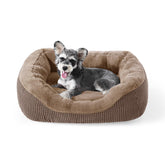 INVENHO small dog bed raise sides provides secure cozy space