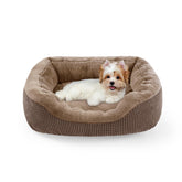 INVENHO small dog bed rectangle design offers secure lounging for tiny dogs