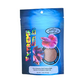 Invert Aquatics Extreme Color Betta Bits bottle showing color-enhancing pellets for daily betta feeding.