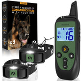 INVIROX Training Collar remote enables precise off-leash training sessions.
