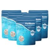 IOAOI PuriResin 5-pack packaging for clear aquarium water.