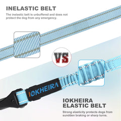 IOKHEIRA adjustable length 19.6–31.5 inches fits small to large dogs for comfortable travel