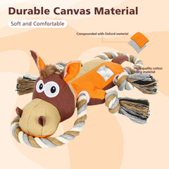 IOKHEIRA dog toy large size 13.3x9 inches for big dogs.