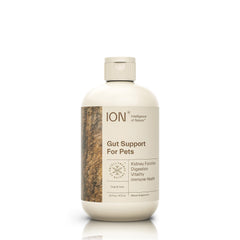 ION* Gut Support for Pets bottle pour enables easy daily administration for gut balance