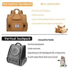 ioview pet backpack two in one handheld and backpack option