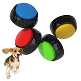 ipawspace voice recording button front view in yellow, ideal for quick training cues.