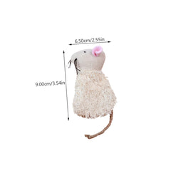 Ipetboom refillable catnip toy doll side view sparks curiosity and solo play sessions.