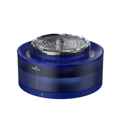 iPettie Cake dog water fountain front view for easy access and shared hydration