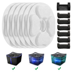 ipettie Kamino fountain with filters promotes fresher water for pets
