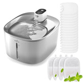 iPettie Runway wireless fountain top view highlights on-demand hydration for pets.