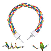 iplusmile colorful rope perch 40cm in cage for resting and exploration.