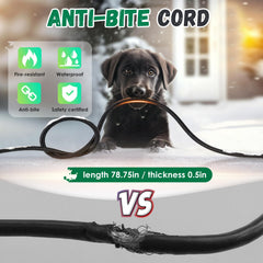 IPOW anti-chew cord provides safer chewing-resistant connection.