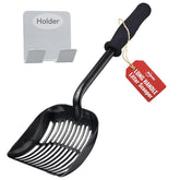 iPrimio Monster Cat Litter Scooper long handle enables extra reach for thorough cleaning