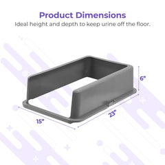 iPrimio XL enclosure inside-fit demonstrates roomy space for large cats with privacy.