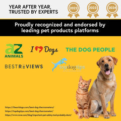 iProven DTK-117Y flexible-tip closeup shows gentle use on pets